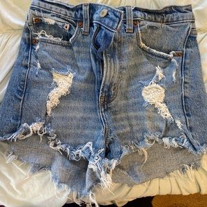 Abercrombie shorts womens 26 high rise